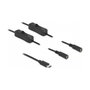DeLOCK Cable USB Type-C™ a 2 x DC 5,5 x 2,1 mm con interruptor, 1 m