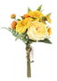 DKD Home Decor Ramo de Rosas Amarillo y Blanco PE