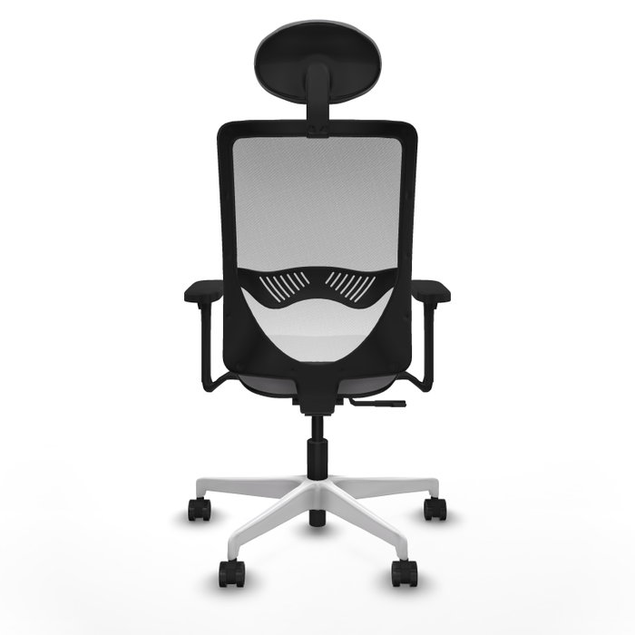 PIQUERAS Y CRESPO Silla de oficina Zulema con mecanismo Sincro, Gris y Blanco PIQUERAS Y CRESPO Silla de oficina Zulema con mecanismo Sincro, Gris y Blanco