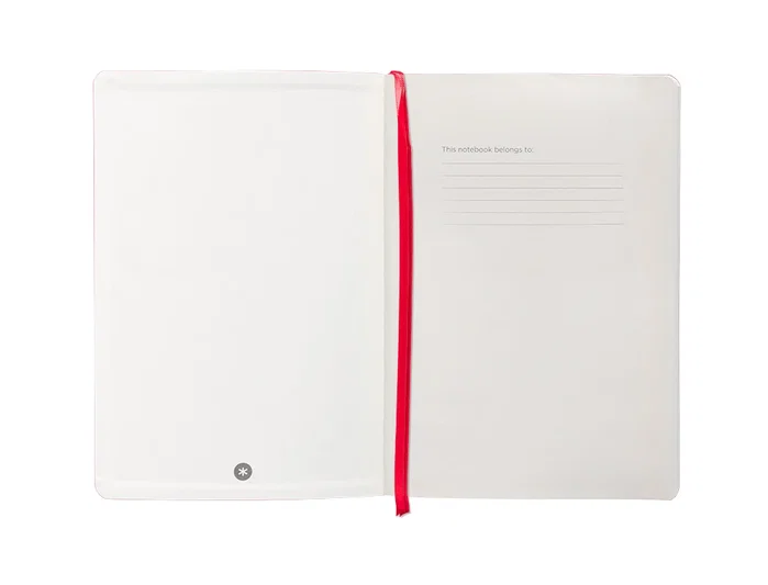 Antartik Cuaderno A5 Tapa Blanda Hojas Cuadriculadas Rojo 80 Hojas 80gr FSC