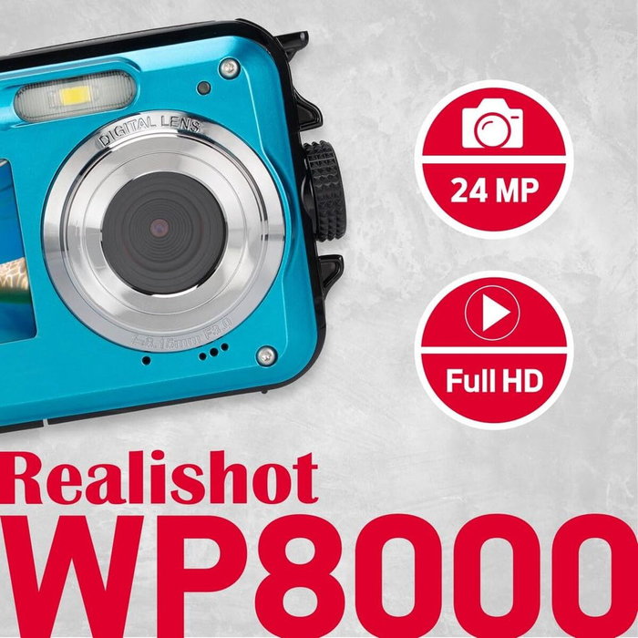 AgfaPhoto WP8000 Cámara Compacta Azul