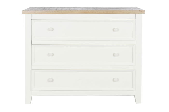 DKD Home Decor Morefond 23 Cómoda Tradicional Beige Natural 93.6 x 38 x 76 cm