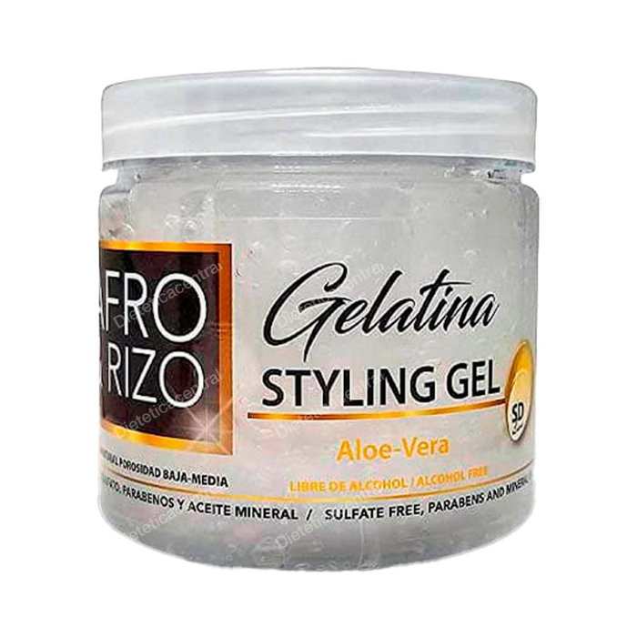 Afro And Rizo Gelatina con Aloe-Vera 16oz Afro And Rizo Gelatina con Aloe-Vera 16oz