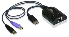 Aten Adaptador KVM Virtual Media USB DisplayPort con Soporte Smart Card