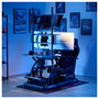 Oplite OP-R8-SMSB Soporte para Monitor de Escritorio Single 57" Negro - Ajustable en Altura, Profundidad e Inclinación para VESA 75x75 a 400x200 mm