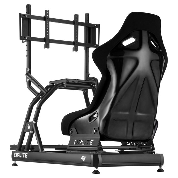 Oplite OP-R8-SMSB Soporte para Monitor de Escritorio Single 57" Negro - Ajustable en Altura, Profundidad e Inclinación para VESA 75x75 a 400x200 mm