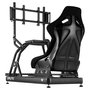 Oplite OP-R8-SMSB Soporte para Monitor de Escritorio Single 57" Negro - Ajustable en Altura, Profundidad e Inclinación para VESA 75x75 a 400x200 mm