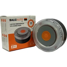 Balizauto Baliza de Emergencia V16 Conectada DGT con Tecnología IoT NB-IoT para Geolocalización, Datos hasta Enero 2038, Protección IP54, Autónoma, Visible a 1 km 360°