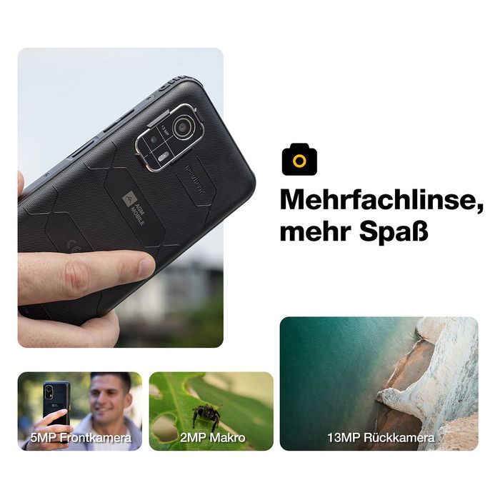 AGM H MAX Outdoor Rugged Smartphone 128GB 4GB RAM 4G Negro AGM H MAX Outdoor Rugged Smartphone 128GB 4GB RAM 4G Negro