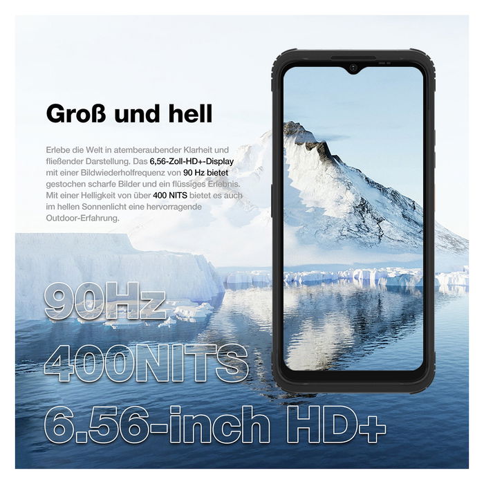 AGM H MAX Outdoor Rugged Smartphone 128GB 4GB RAM 4G Negro AGM H MAX Outdoor Rugged Smartphone 128GB 4GB RAM 4G Negro