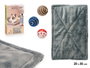 Mascow Set Alfombra Mascota 3 Bolas 59.5x38x3 cm + Bolas 4.5 cm Gris Poliéster y Sisal (Set de 12)