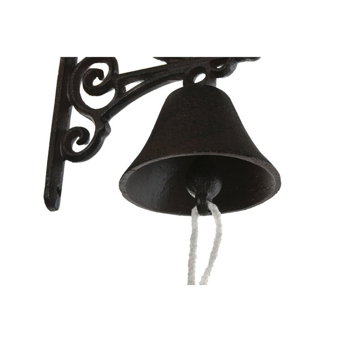 DKD Home Decor Campana de Hierro Colado Ancla Marrón