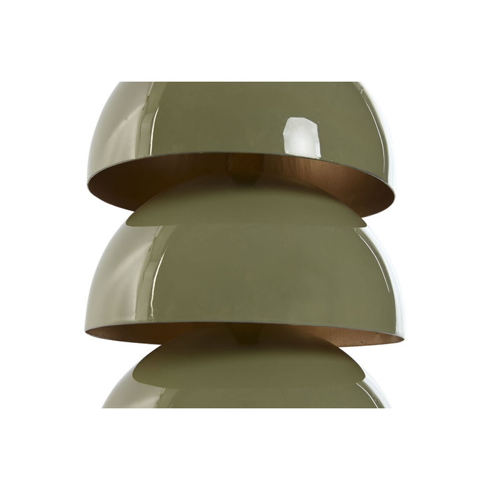 DKD Home Decor Lámpara Sobremesa Moderno Verde 20.5 x 37 x 20.5 cm