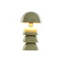 DKD Home Decor Lámpara Sobremesa Moderno Verde 20.5 x 37 x 20.5 cm