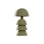 DKD Home Decor Lámpara Sobremesa Moderno Verde 20.5 x 37 x 20.5 cm