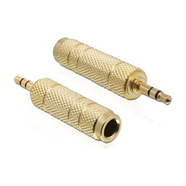 DeLOCK 65360 Adaptador de 3,5 mm Macho a 6,35 mm Hembra