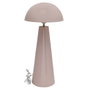 DKD Home Decor Lámpara de Sobremesa Seta Hierro Lacado Rosa