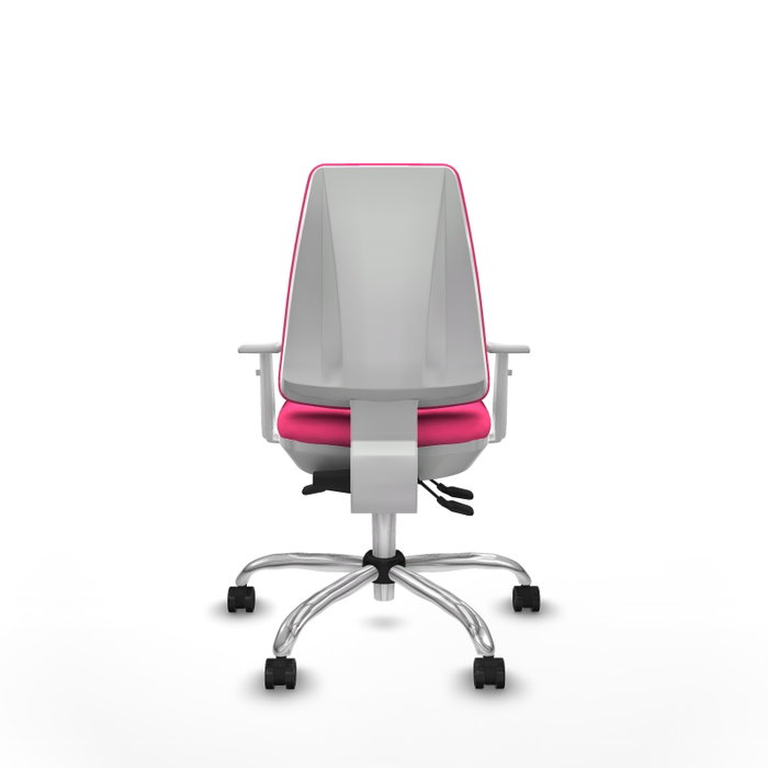 PIQUERAS Y CRESPO Silla de oficina Elche Rosa con mecanismo Asincro