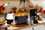 Philips Tostadora Daily Collection HD2590/90 - Ranura Larga, 2 Rebanadas, 8 Ajustes de Tostado, Descongelar, Recalentar, Negro