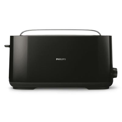 Philips Daily Collection HD2590/90 Tostadora de ranura larga, Negro