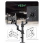 ICY BOX IB-MS622-T Soporte para Monitor y Portátil
