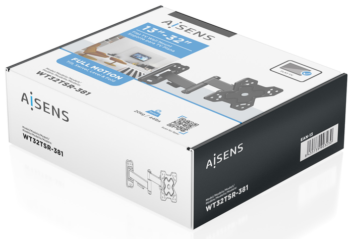 Aisens Soporte WT32TSR-381 para Monitor/TV de 13-32 pulgadas, Negro Aisens Soporte WT32TSR-381 para Monitor/TV de 13-32 pulgadas, Negro