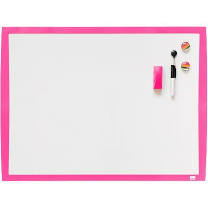 Nobo Pizarra Blanca Magnética Marco Fucsia 585x430 mm Nobo Pizarra Blanca Magnética Marco Fucsia 585x430 mm