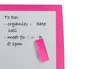 Nobo Pizarra Blanca Magnética Marco Fucsia 585x430 mm