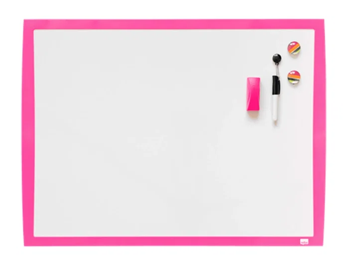 Nobo Pizarra Blanca Magnética Marco Fucsia 585x430 mm Nobo Pizarra Blanca Magnética Marco Fucsia 585x430 mm