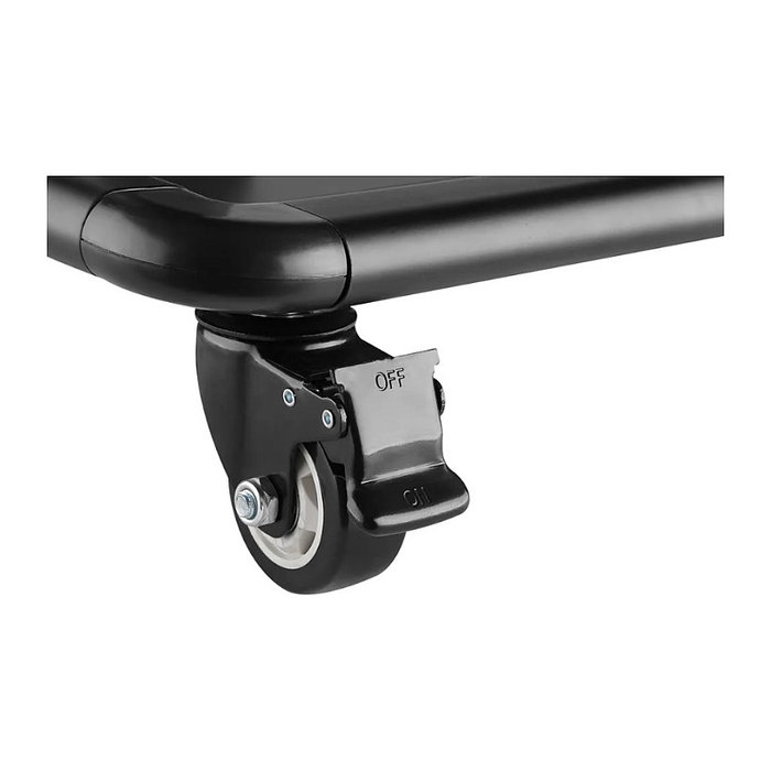 Newstar Soporte para TV con Ruedas, Pantalla 60'' a 105'', Peso Max. 150 kg, Ajuste de Altura 138-153 cm, Color Negro
