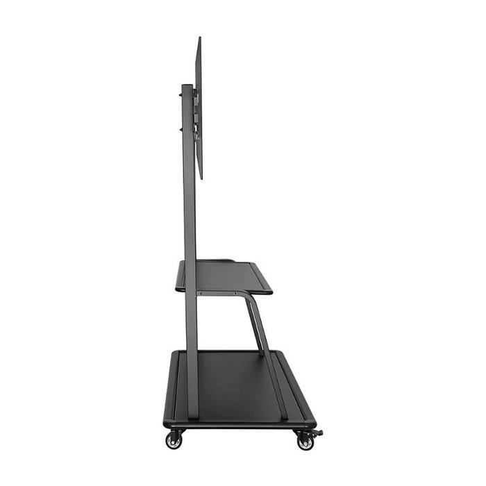Newstar Soporte para TV con Ruedas, Pantalla 60'' a 105'', Peso Max. 150 kg, Ajuste de Altura 138-153 cm, Color Negro