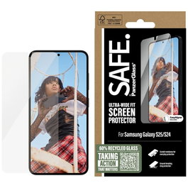 PanzerGlass Protector de pantalla SAFE para Samsung Galaxy S25
