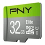 PNY P-SDU32GU185GW-GE Tarjeta MicroSDHC Elite 32 GB, UHS-I, Clase 10, Velocidad 100 MB/s, U1