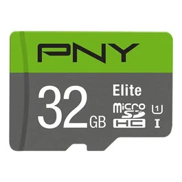 PNY P-SDU32GU185GW-GE Tarjeta MicroSDHC Elite 32 GB, UHS-I, Clase 10, Velocidad 100 MB/s, U1