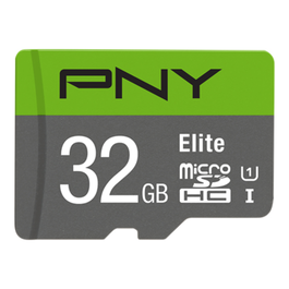 PNY Elite 32 GB MicroSDHC UHS-I Clase 10 Tarjeta de Memoria Velocidad Lectura 100 MB/s