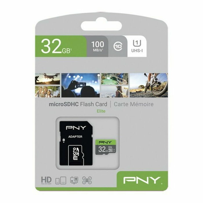 PNY Elite 32 GB MicroSDHC UHS-I Clase 10