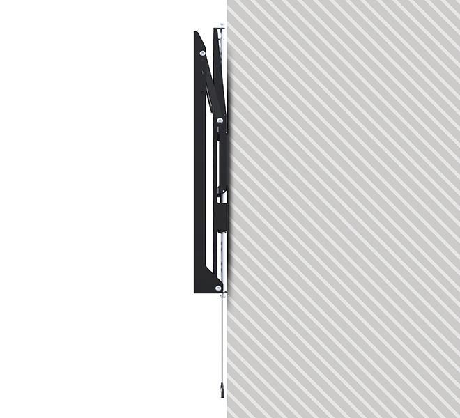 B-Tech Soporte de Pared BT9910 para TV/Pantallas de 65-100", Capacidad 130kg, Inclinación 15°, Negro