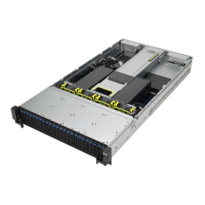 ASUS Server ASUS Z13PP-D32 (bluechip SERVERline R52212a) - Servidor Rack 2U, 2x Intel Xeon Silver 4410Y 2GHz, 64GB DDR5, 2x960GB SSD SATA, RAID Avago 9560-8i