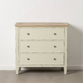 Ixia Cómoda Beige de Madera 90 x 42 x 85 cm