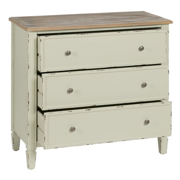 Ixia Cómoda Beige de Madera 90 x 42 x 85 cm