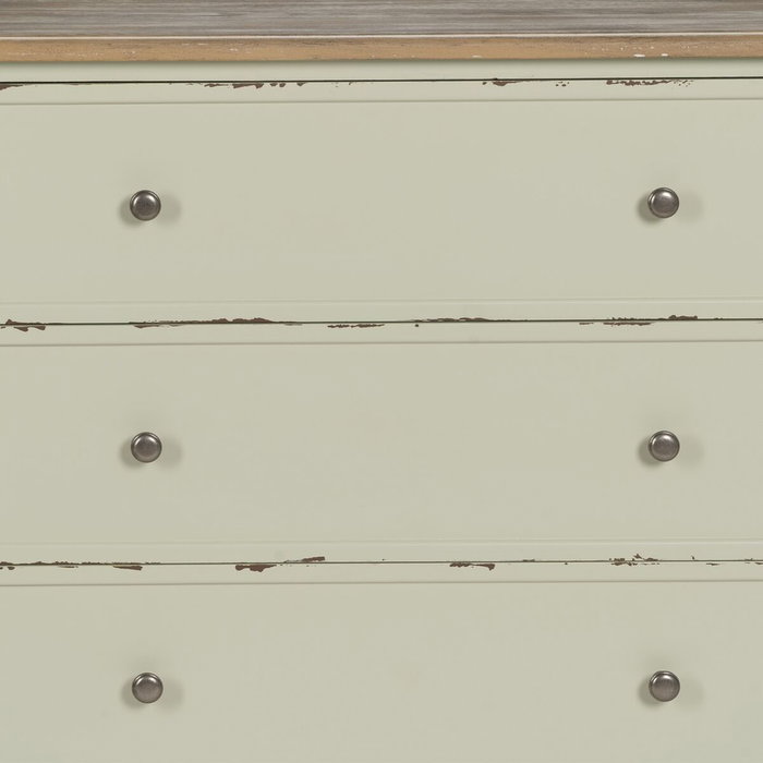 Ixia Cómoda Beige de Madera 90 x 42 x 85 cm