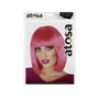 Tendencia Peluca Corta Lisa Fucsia Con Flequillo Recto, 100 gr