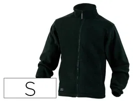 Deltaplus Chaqueta Polar con Cremallera 2 Bolsillos Negro Talla S