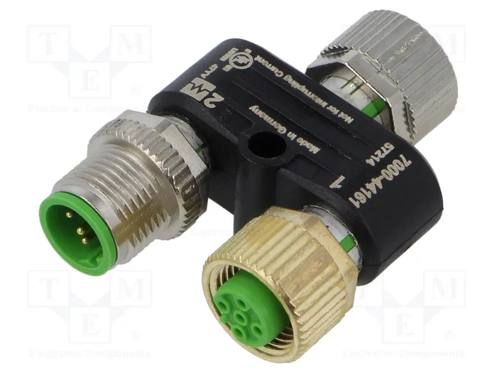 MURRELEKTRONIK Adaptador M12 5 pines, 1 macho a 2 hembras