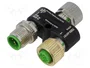 MURRELEKTRONIK Adaptador M12 5 pines, 1 macho a 2 hembras