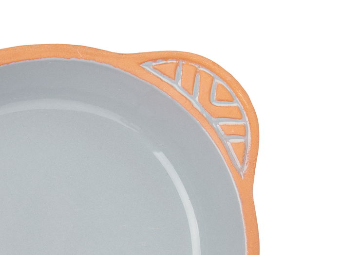 La Dehesa Cazuela Barro Redonda con Asas 20 cm Gris para Horno y Microondas (Set de 8)