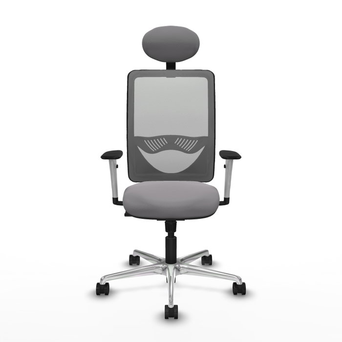 PIQUERAS Y CRESPO Silla de oficina Zulema Gris con Mecanismo Sincro PIQUERAS Y CRESPO Silla de oficina Zulema Gris con Mecanismo Sincro