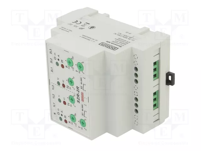 POLLIN SZR-2R Relé de conmutación automática de reserva