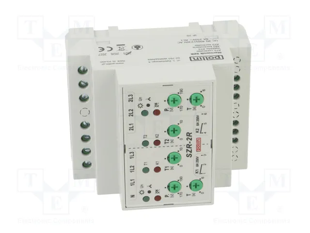 POLLIN SZR-2R Relé de conmutación automática de reserva