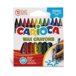 Carioca Ceras Pastel Colores Brillantes Caja de 12